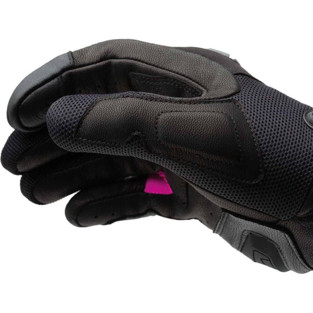 T.UR G-Four Ladies Summer Gloves Black / Fuchsia