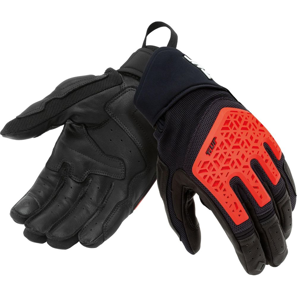 T.UR G-Three 3D Summer Gloves Black / Red