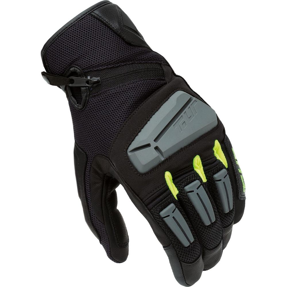 T.UR G-Four Summer Gloves Black / Fluo Yellow