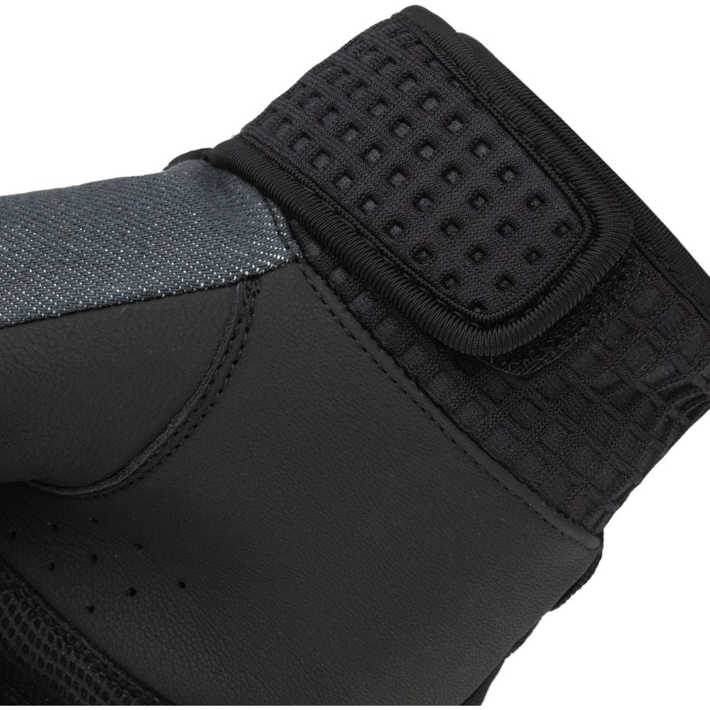 Tucano Urbano Crab Leather Gloves Black / Denim