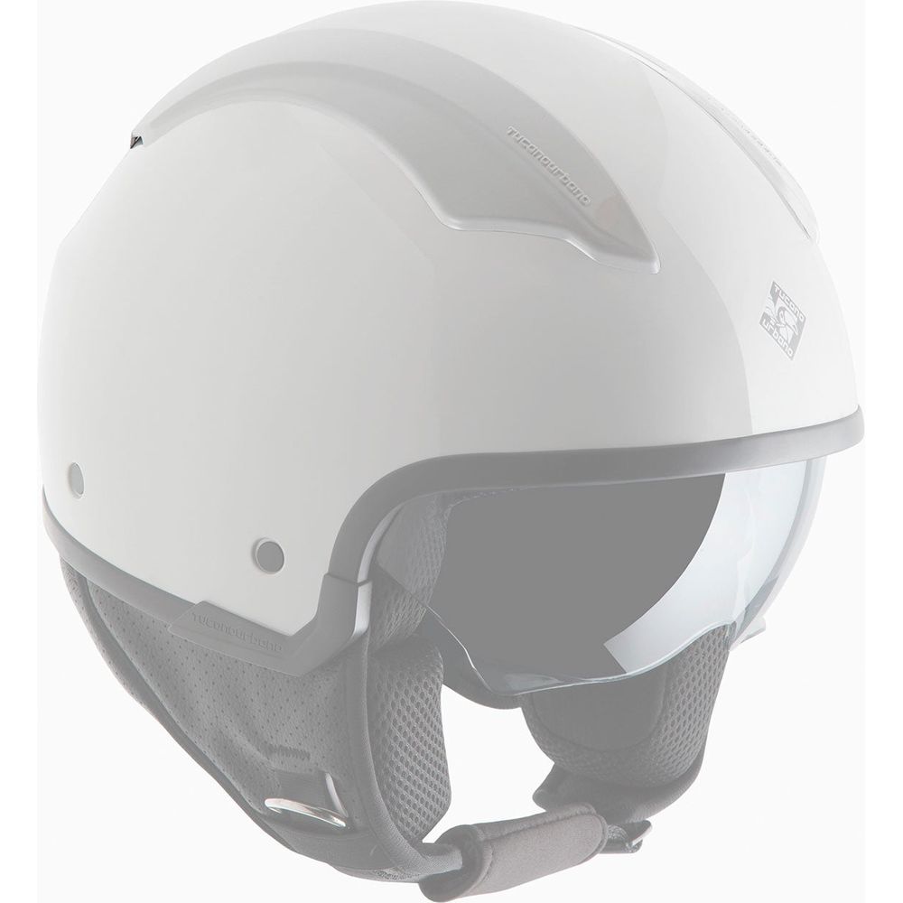 Tucano Urbano Air-Ventilation Covering For EL'Fresh And EL'Top Helmets Glossy Ice White