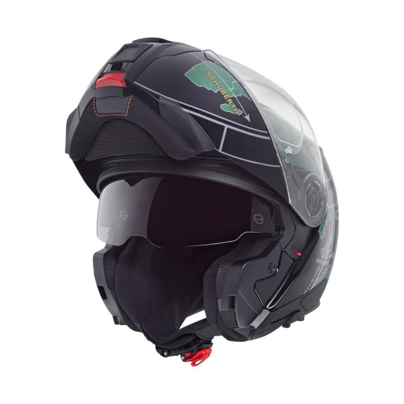 Schuberth C5 Flip-Up Helmet Globe Green