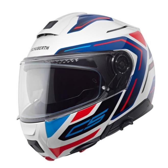 Schuberth C5 Flip-Up Helmet Omega White