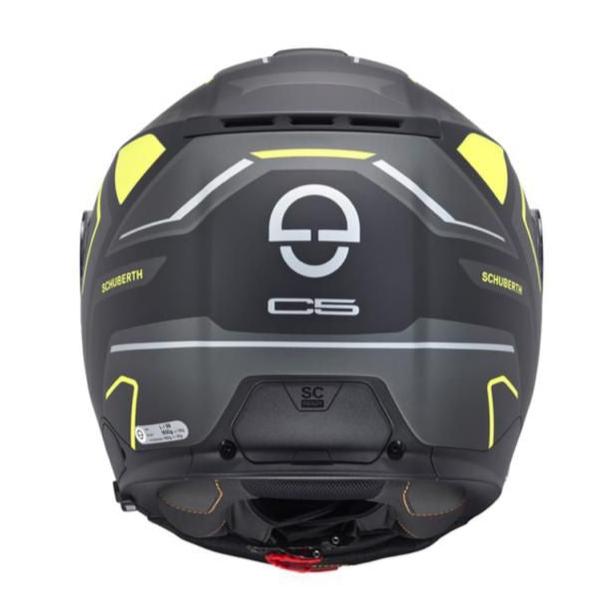 Schuberth C5 Flip-Up Helmet Omega Yellow