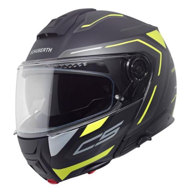 Schuberth C5 Flip-Up Helmet Omega Yellow