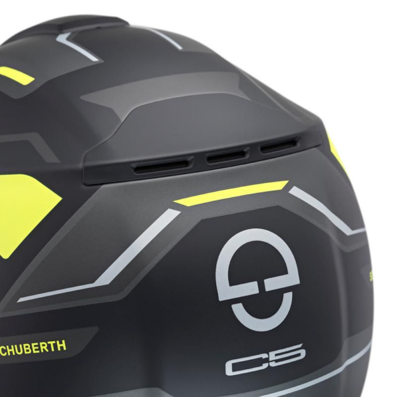 Schuberth C5 Flip-Up Helmet Omega Yellow