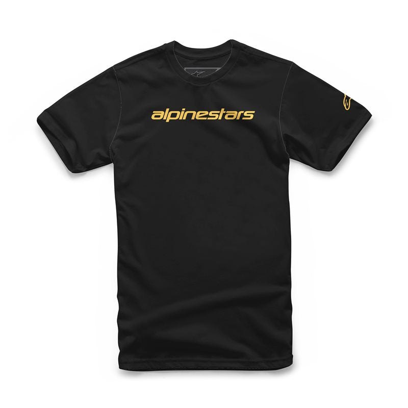 Alpinestars Linear Wordmark Tee Black / Peach