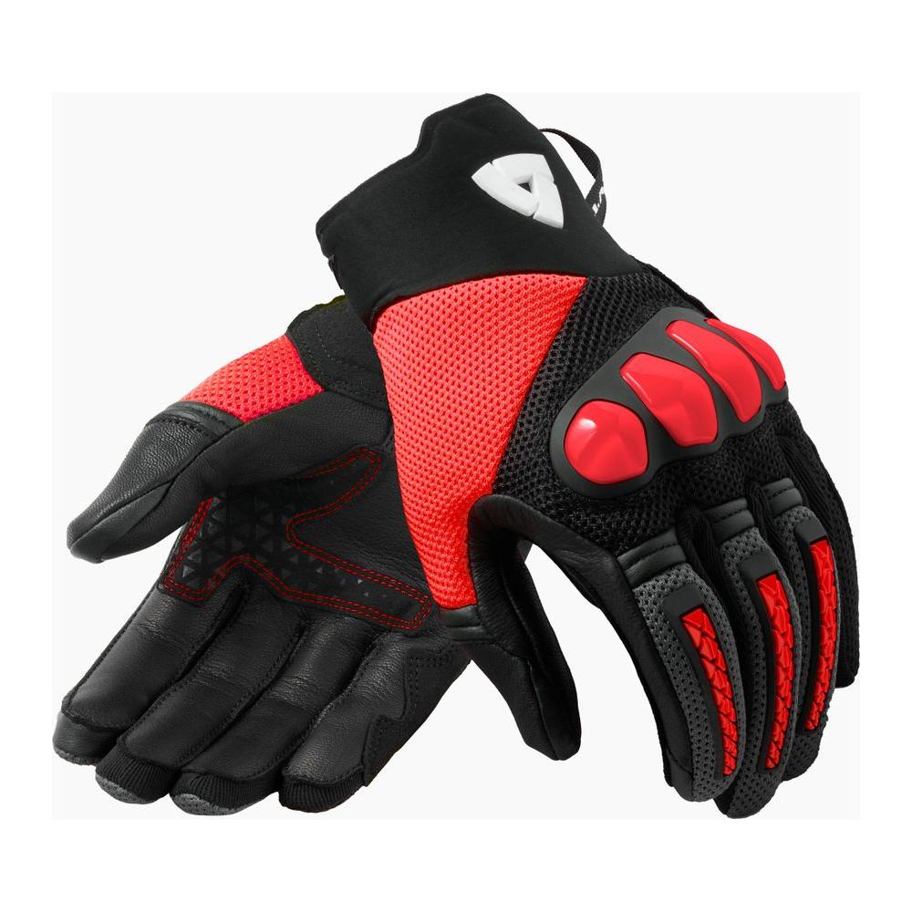 Revit Speedart Air Mesh Textile Gloves Black / Neon Red