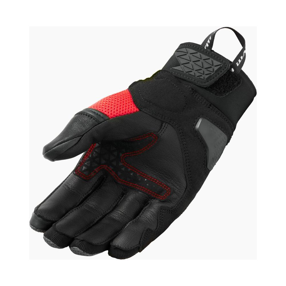 Revit Speedart Air Mesh Textile Gloves Black / Neon Red - FREE UK Shipping, FREE 365 Day Returns | Moto Central