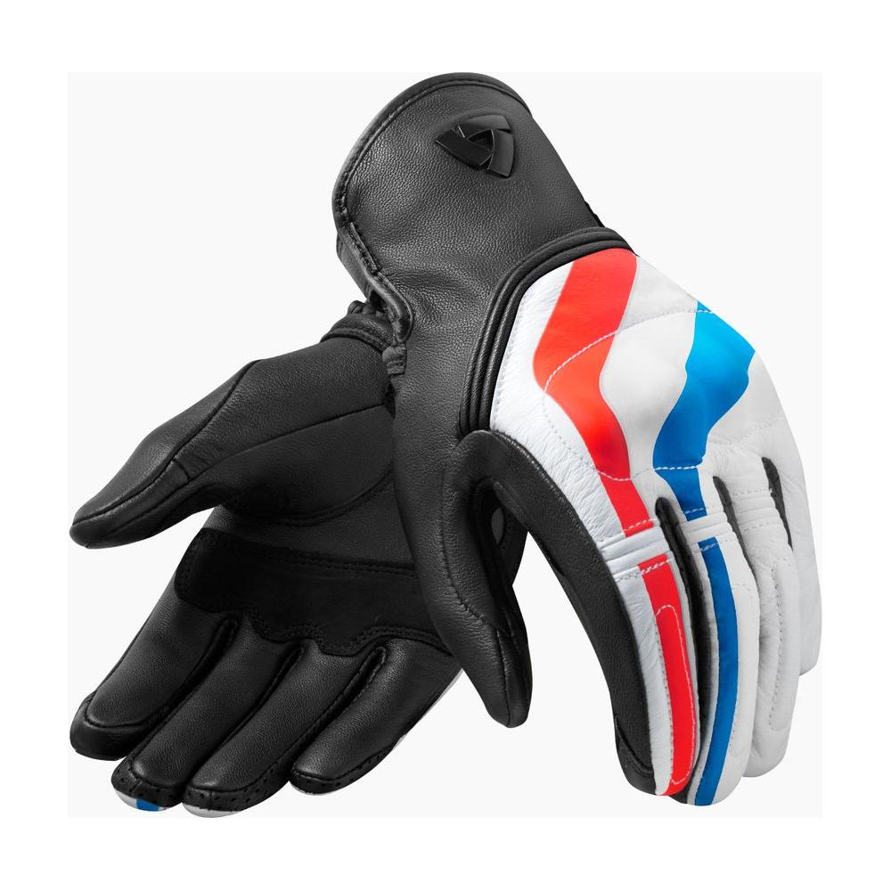 Revit Redhill Riding Leather Gloves Red / Blue