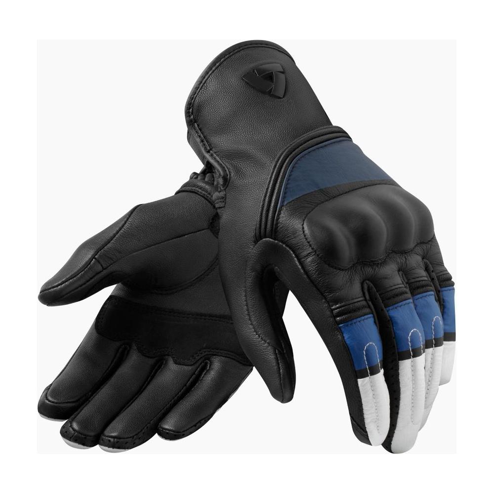 Revit Redhill Riding Leather Gloves White / Blue