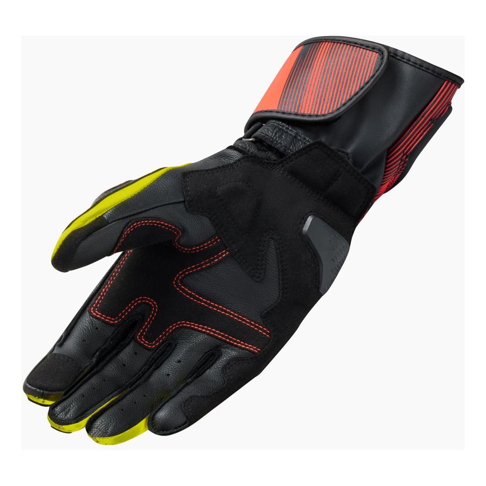 Revit Metis 2 Leather Gloves Black / Neon Yellow