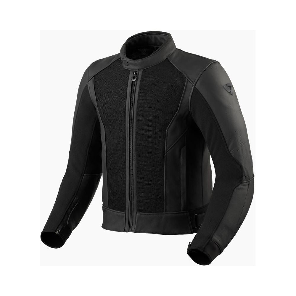 Revit Ignition 4 H2O Mesh Leather Jacket Black