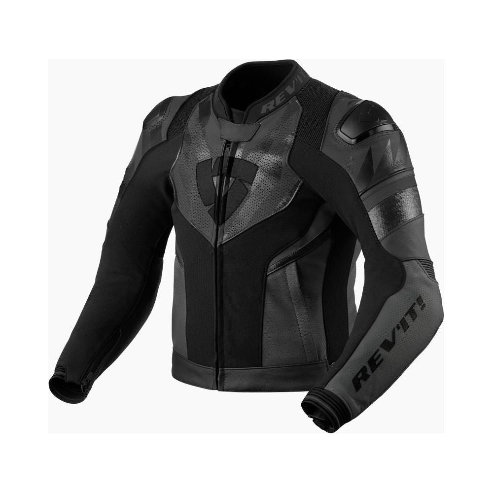 Revit Hyperspeed 2 Air Leather Jacket Black / Anthracite