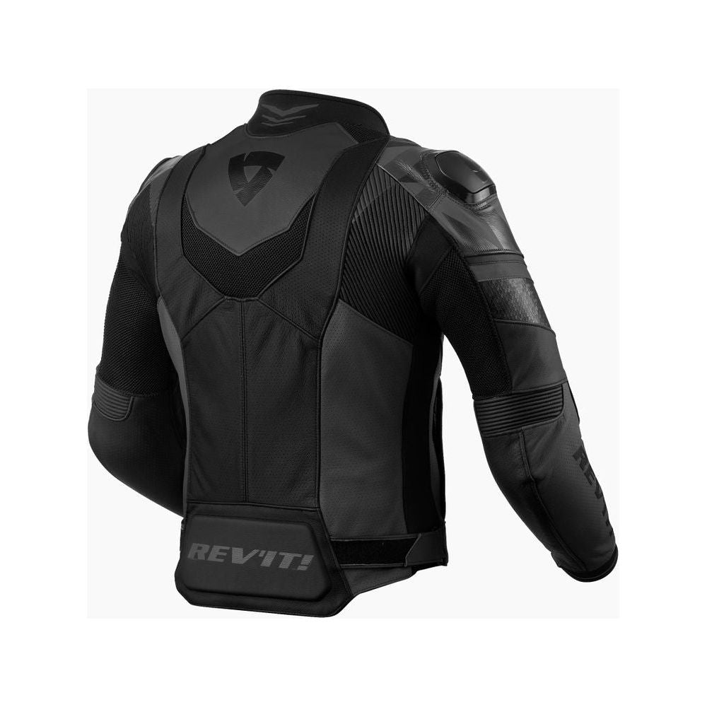 Revit Hyperspeed 2 Air Leather Jacket Black / Anthracite - FREE UK Shipping, FREE 365 Day Returns | Moto Central