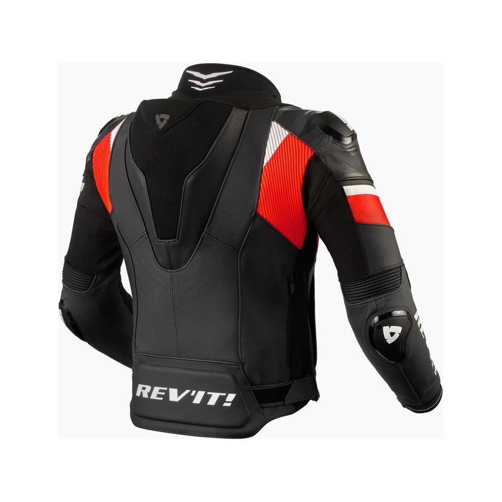 Revit Hyperspeed 2 Pro Leather Jacket Black / Neon Red