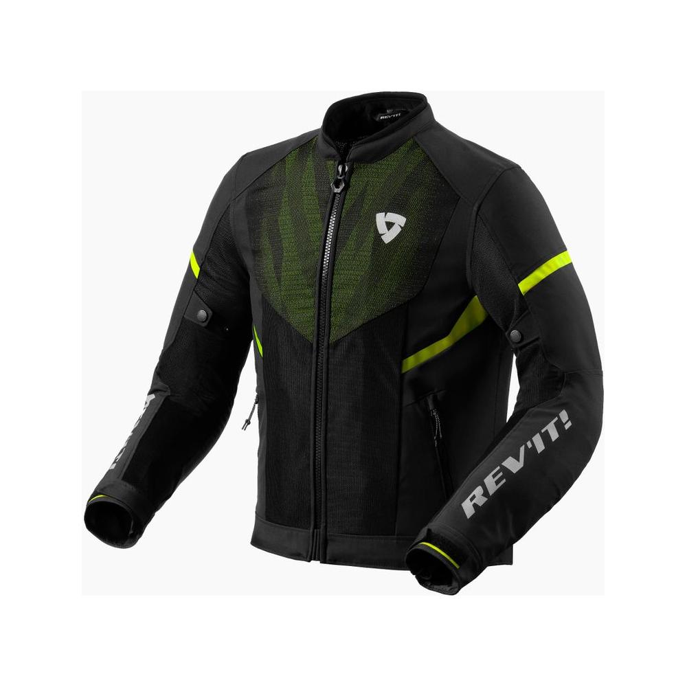 Revit Hyperspeed 2 GT Air Textile Jacket Black / Neon Yellow