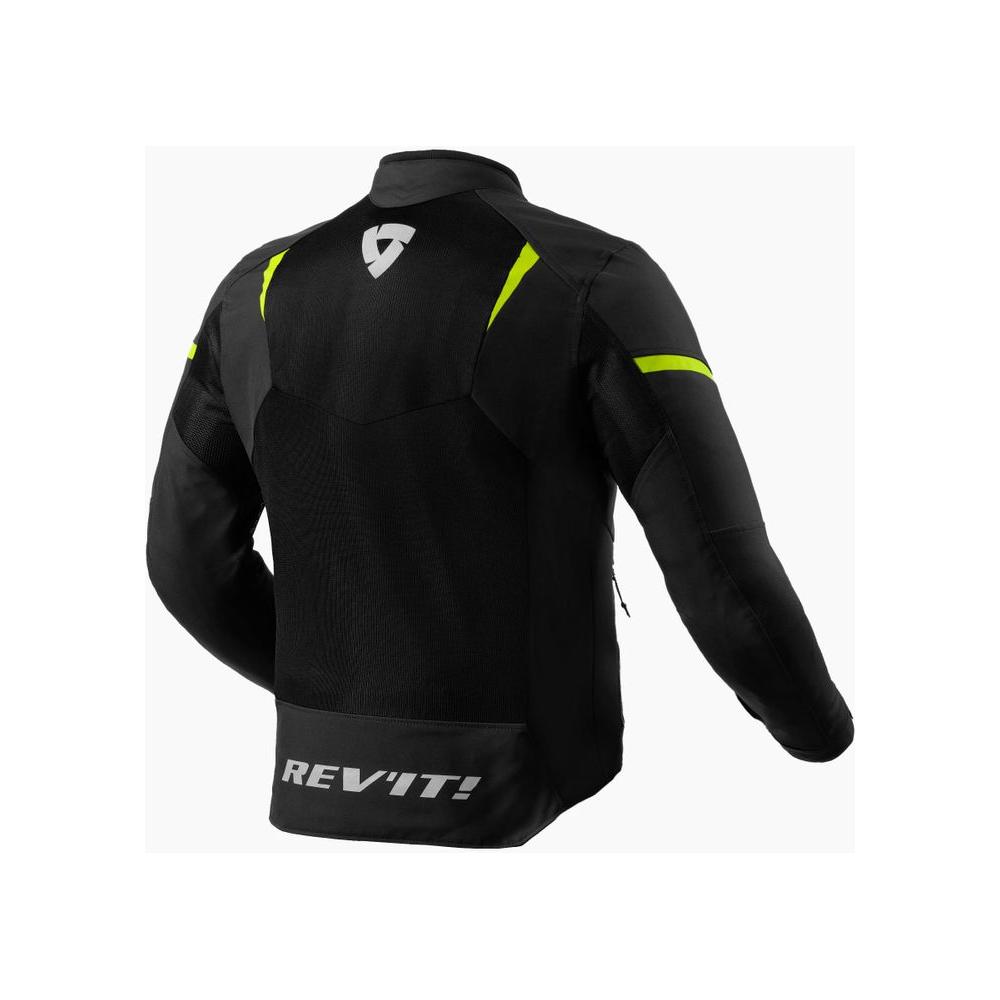 Revit Hyperspeed 2 GT Air Textile Jacket Black / Neon Yellow