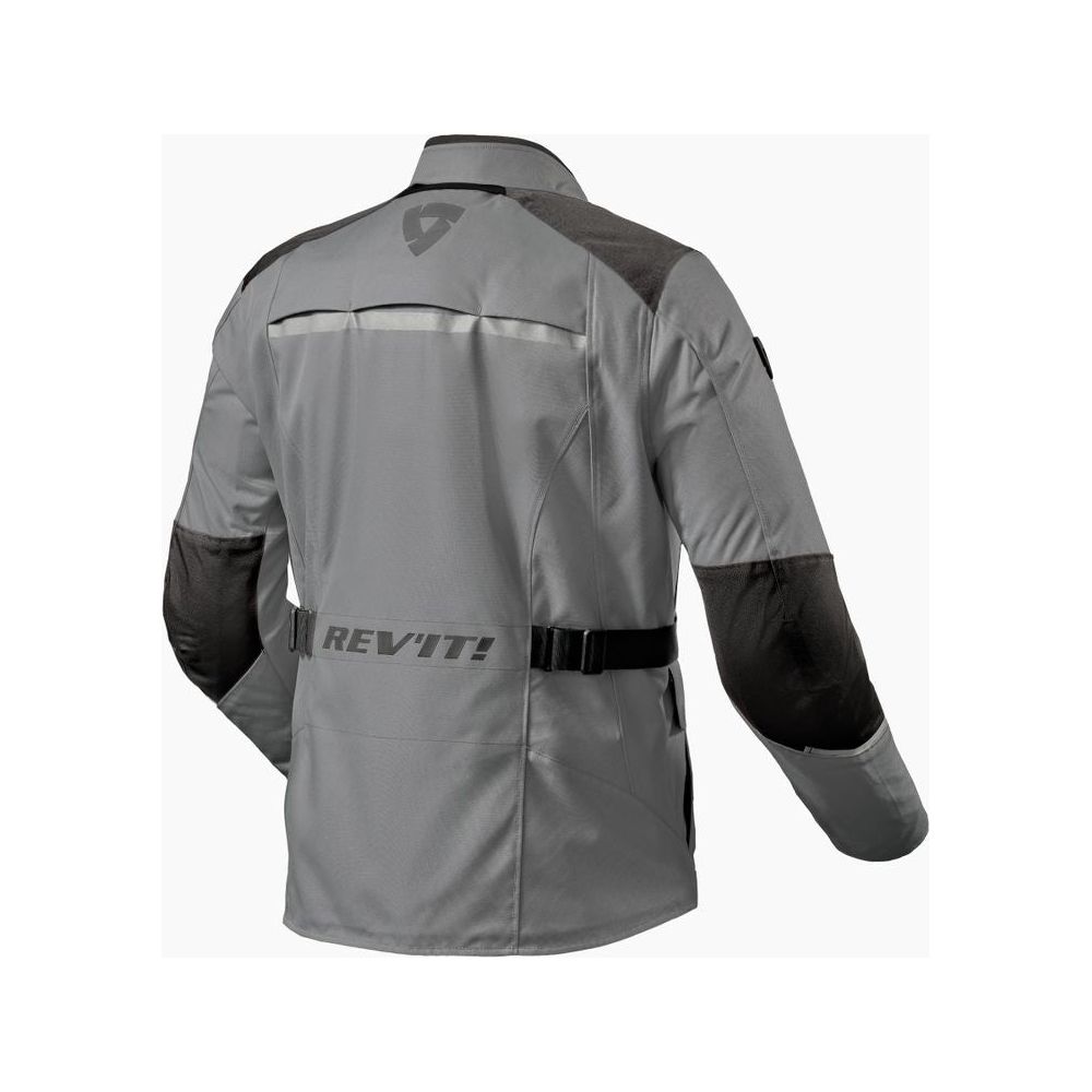 Revit Voltiac 3 H2O Textile Jacket Grey / Black  - FREE UK Shipping, FREE 365 Day Returns | Moto Central