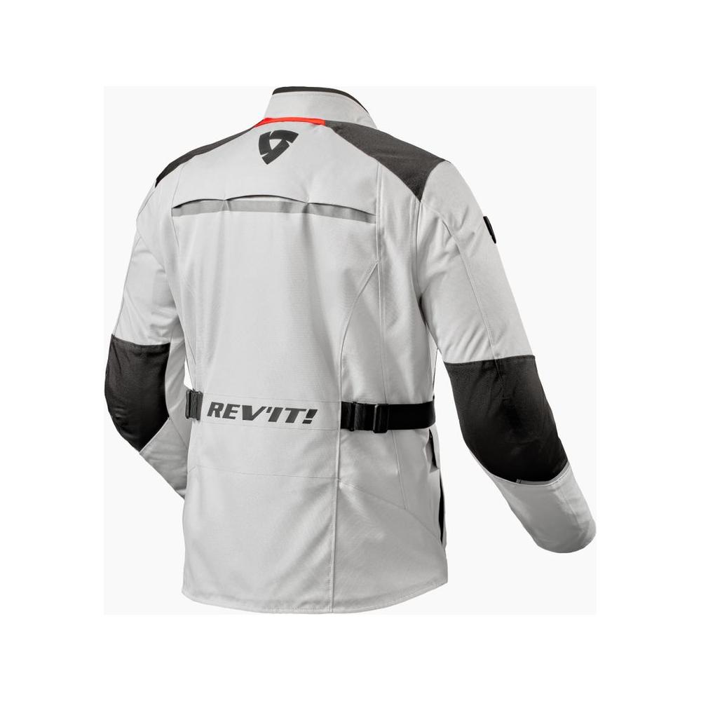 Revit Voltiac 3 H2O Textile Jacket Silver / Black - FREE UK Shipping, FREE 365 Day Returns | Moto Central