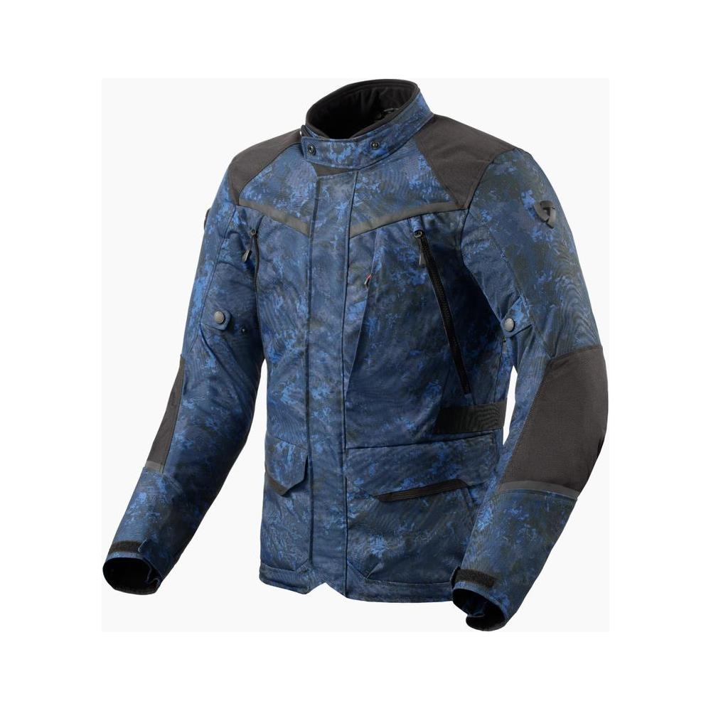 Revit Voltiac 3 H2O Textile Jacket Camo Blue