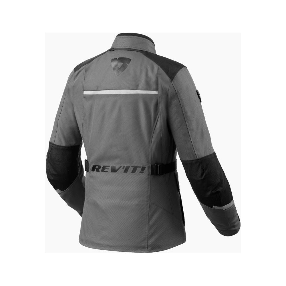 Revit Voltiac 3 H2O Ladies Textile Jacket Grey / Black  - FREE UK Shipping, FREE 365 Day Returns | Moto Central