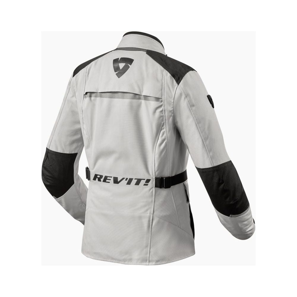 Revit Voltiac 3 H2O Ladies Textile Jacket Silver / Black - FREE UK Shipping, FREE 365 Day Returns | Moto Central