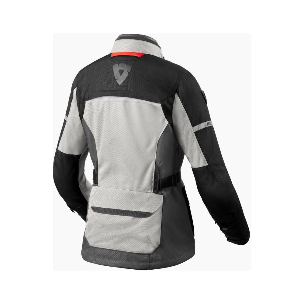 Revit Outback 4 H2O Ladies Textile Jacket Silver / Black - FREE UK Shipping, FREE 365 Day Returns | Moto Central