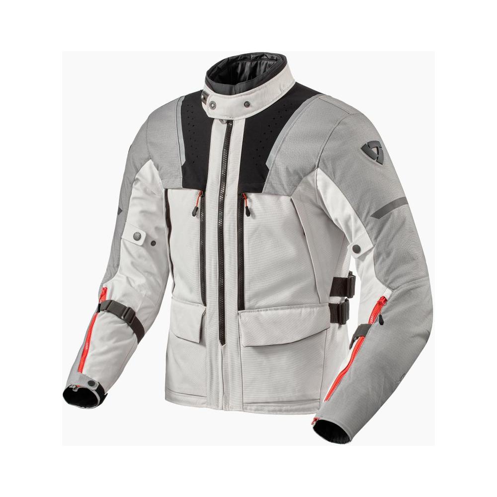 Revit Offtrack 2 H2O Textile Jacket Light Grey / Silver