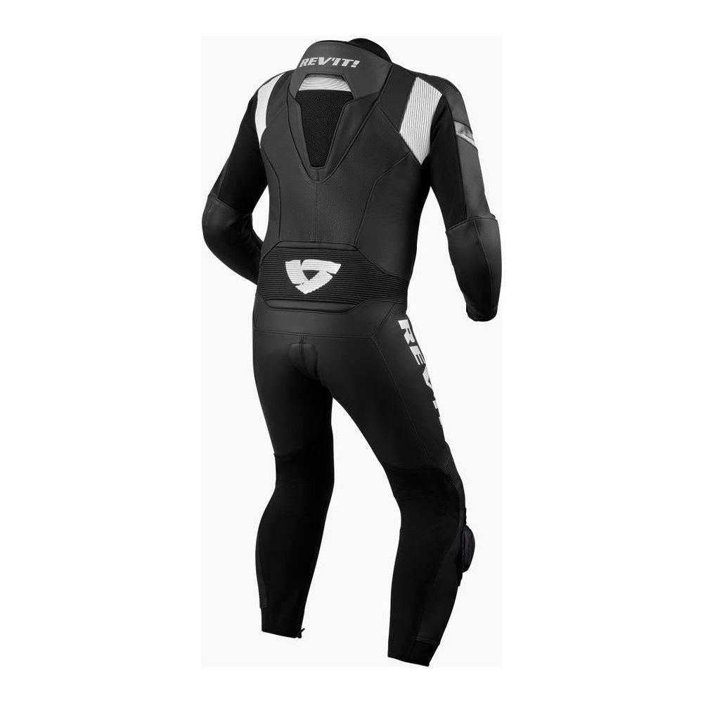 Revit Argon 2 One Piece Leather Suit Black / White