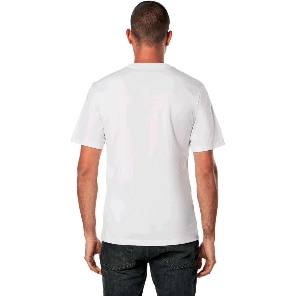 Alpinestars Always 2.0 CSF T-Shirt White / Red / Black - FREE UK Shipping, FREE 365 Day Returns | Moto Central