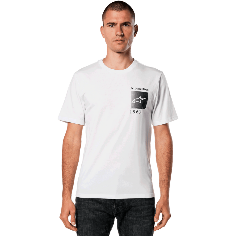 Alpinestars Boxes CSF T-Shirt White - FREE UK Shipping, FREE 365 Day Returns | Moto Central