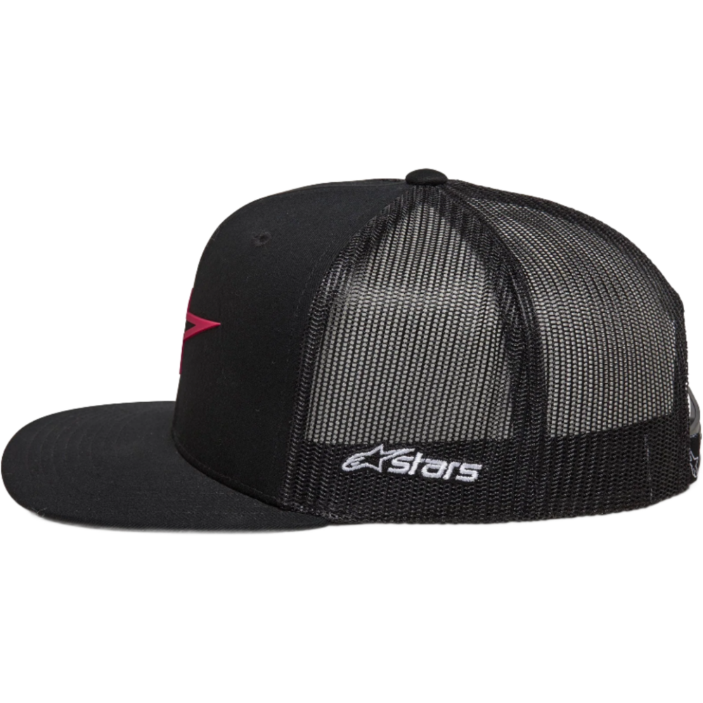 Alpinestars 3D Ageless Trucker Cap Black / Red  - FREE UK Shipping, FREE 365 Day Returns | Moto Central