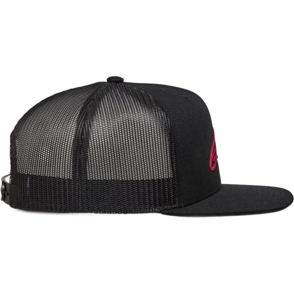 Alpinestars 3D Ageless Trucker Cap Black / Red  - FREE UK Shipping, FREE 365 Day Returns | Moto Central