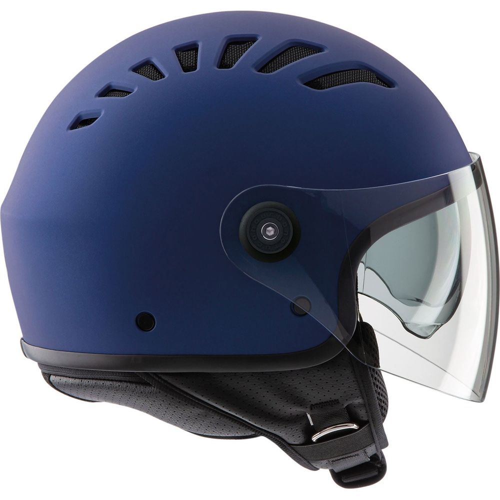 Tucano Urbano EL'Top Open Face Helmet Matt Infinito Blue  - FREE UK Shipping, FREE 365 Day Returns | Moto Central