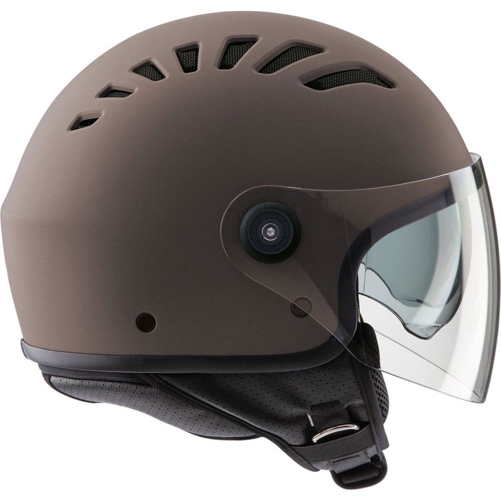 Tucano Urbano EL'Top Open Face Helmet Matt Bronze  - FREE UK Shipping, FREE 365 Day Returns | Moto Central