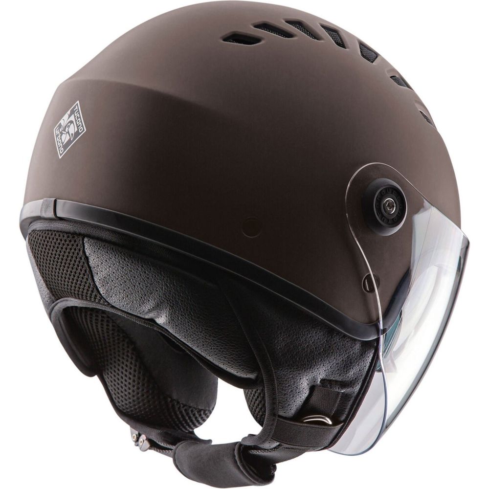 Tucano Urbano EL'Top Open Face Helmet Matt Bronze  - FREE UK Shipping, FREE 365 Day Returns | Moto Central