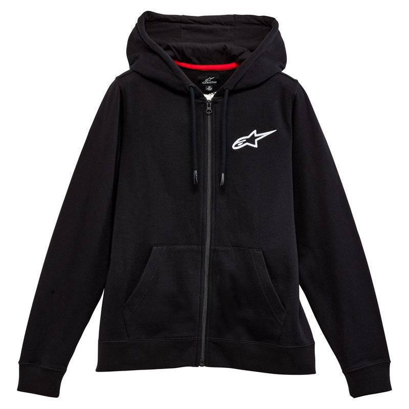 Alpinestars Ladies Ageless Chest Hoodie Black / White