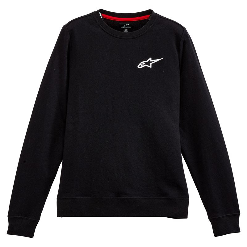 Alpinestars Ladies Ageless Chest Crew Fleece Black