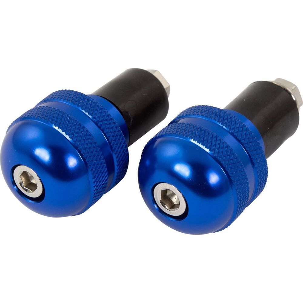 Bike It Round Bar End Weights Blue