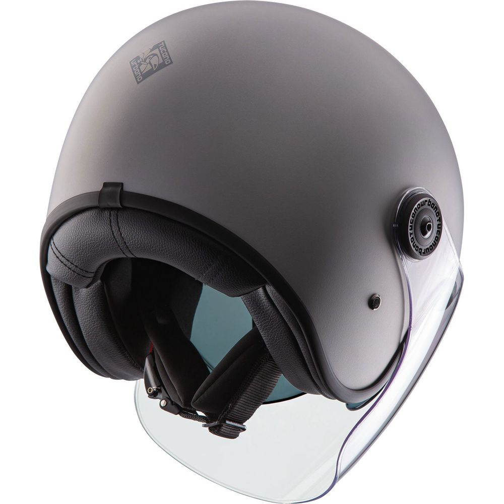 Tucano Urbano EL'Fast Open Face Helmet Moondust Matt Grey - FREE UK Shipping, FREE 365 Day Returns | Moto Central