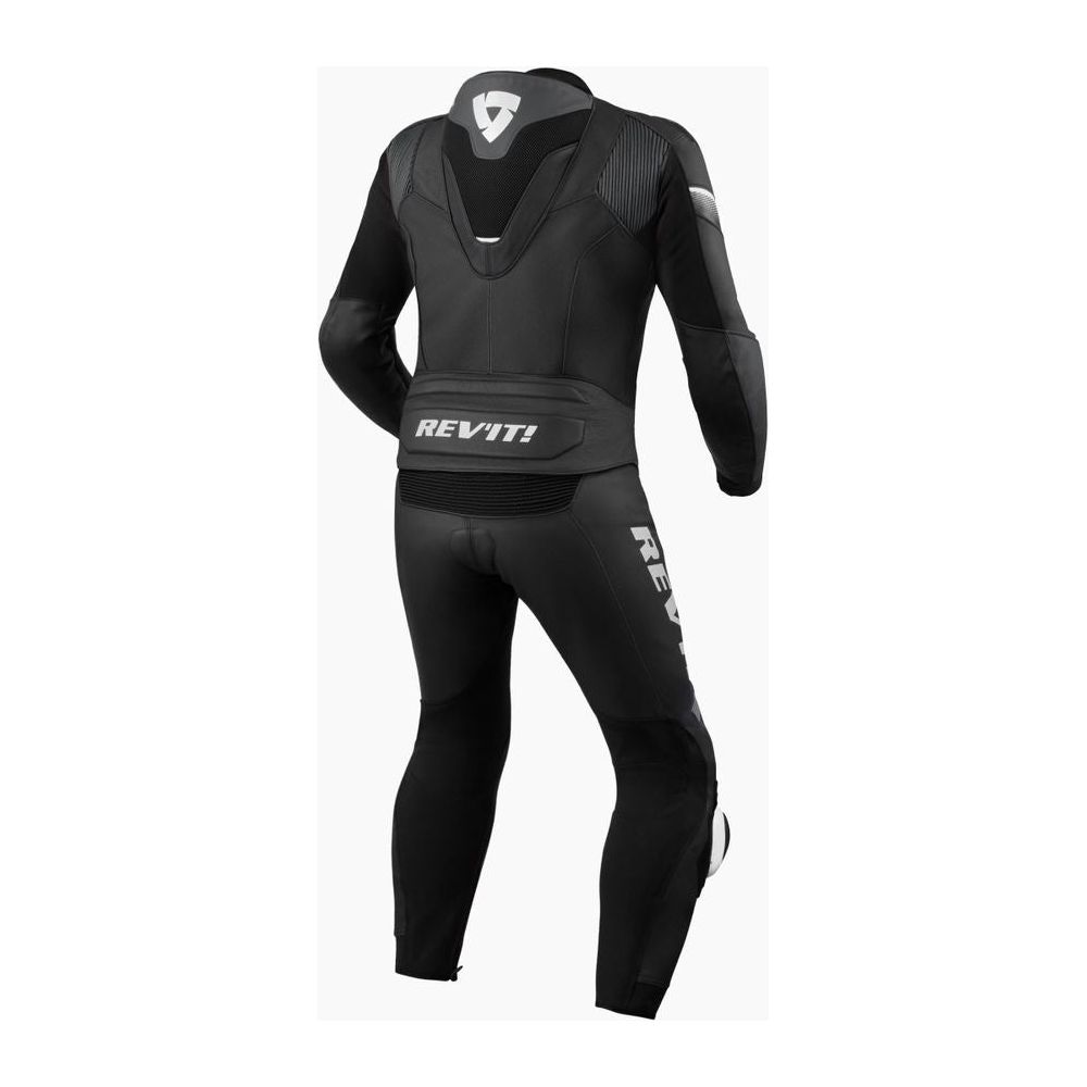 Revit Combi Argon 2 Two Piece Leather Suit Black / White  - FREE UK Delivery - Moto Central