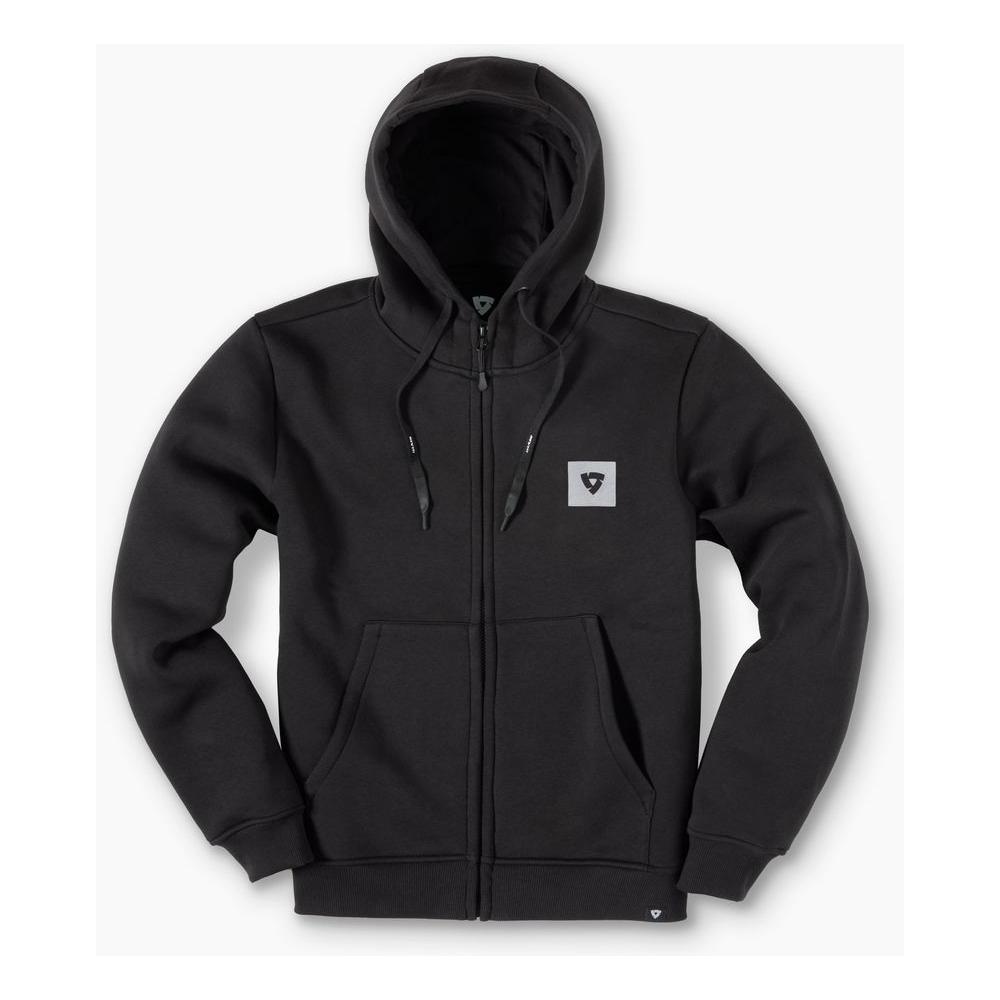 Revit Jack Zip Up Casual Hoodie Black