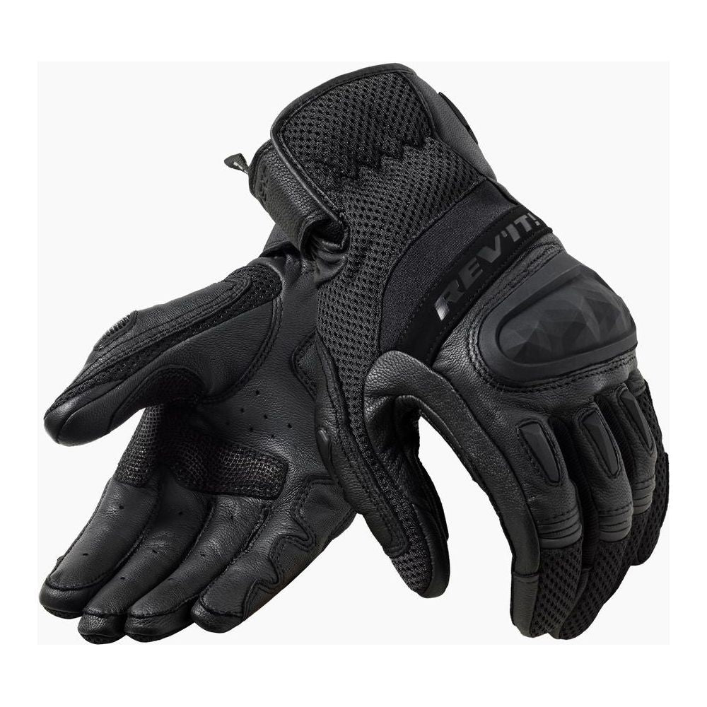 Revit Dirt 4 Mesh Leather Gloves Black