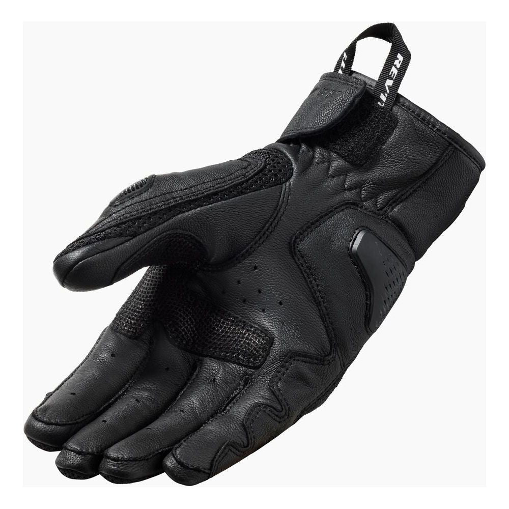 Revit Dirt 4 Mesh Leather Gloves Black