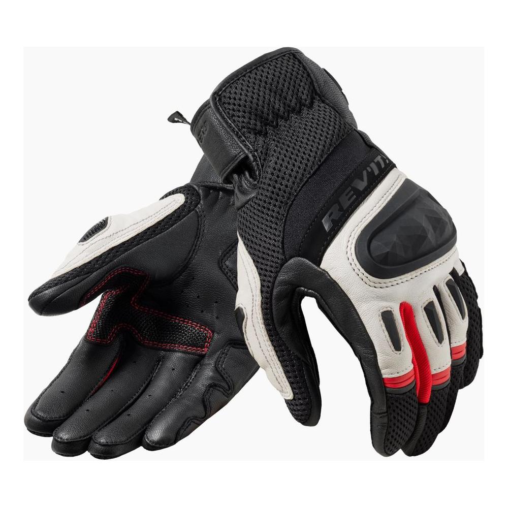 Revit Dirt 4 Mesh Leather Gloves Black / Red / White