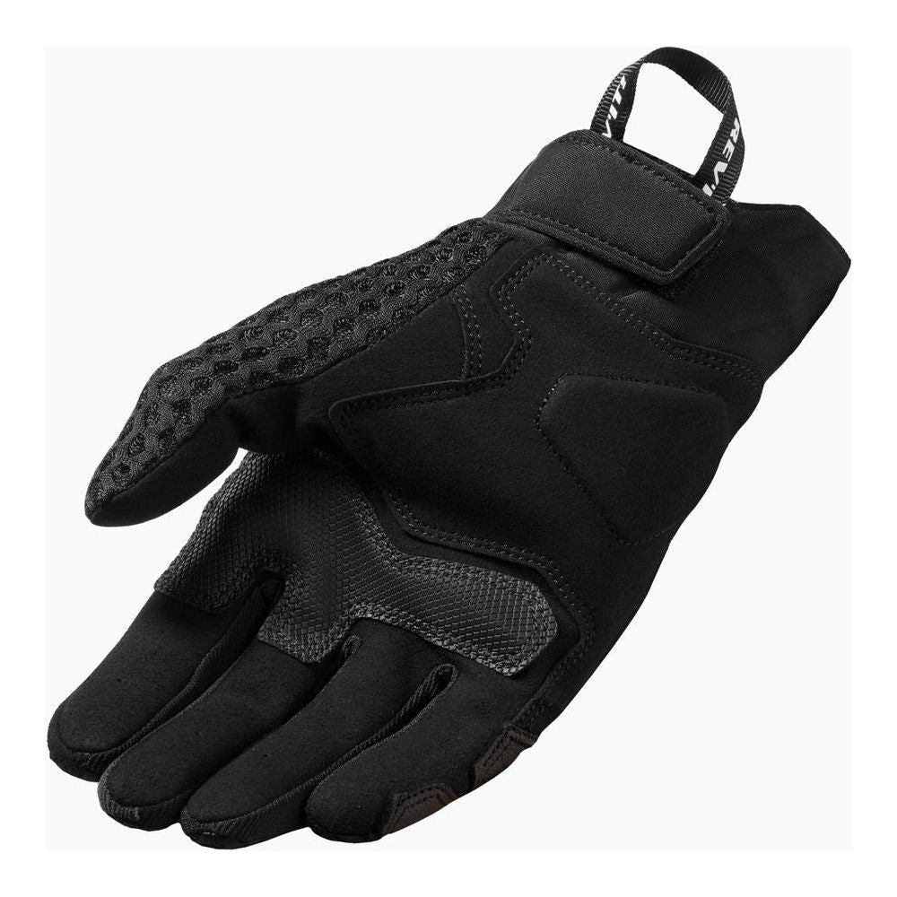 Revit Veloz Mesh Leather Gloves Black