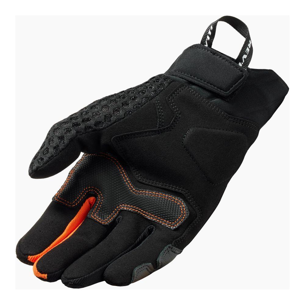 Revit Veloz Mesh Leather Gloves Black / Orange