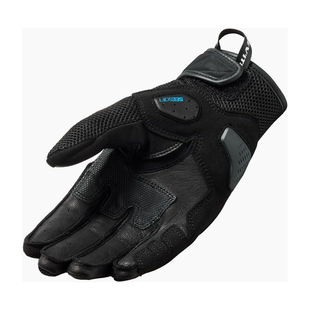 Revit Ritmo Mesh Leather Gloves Black