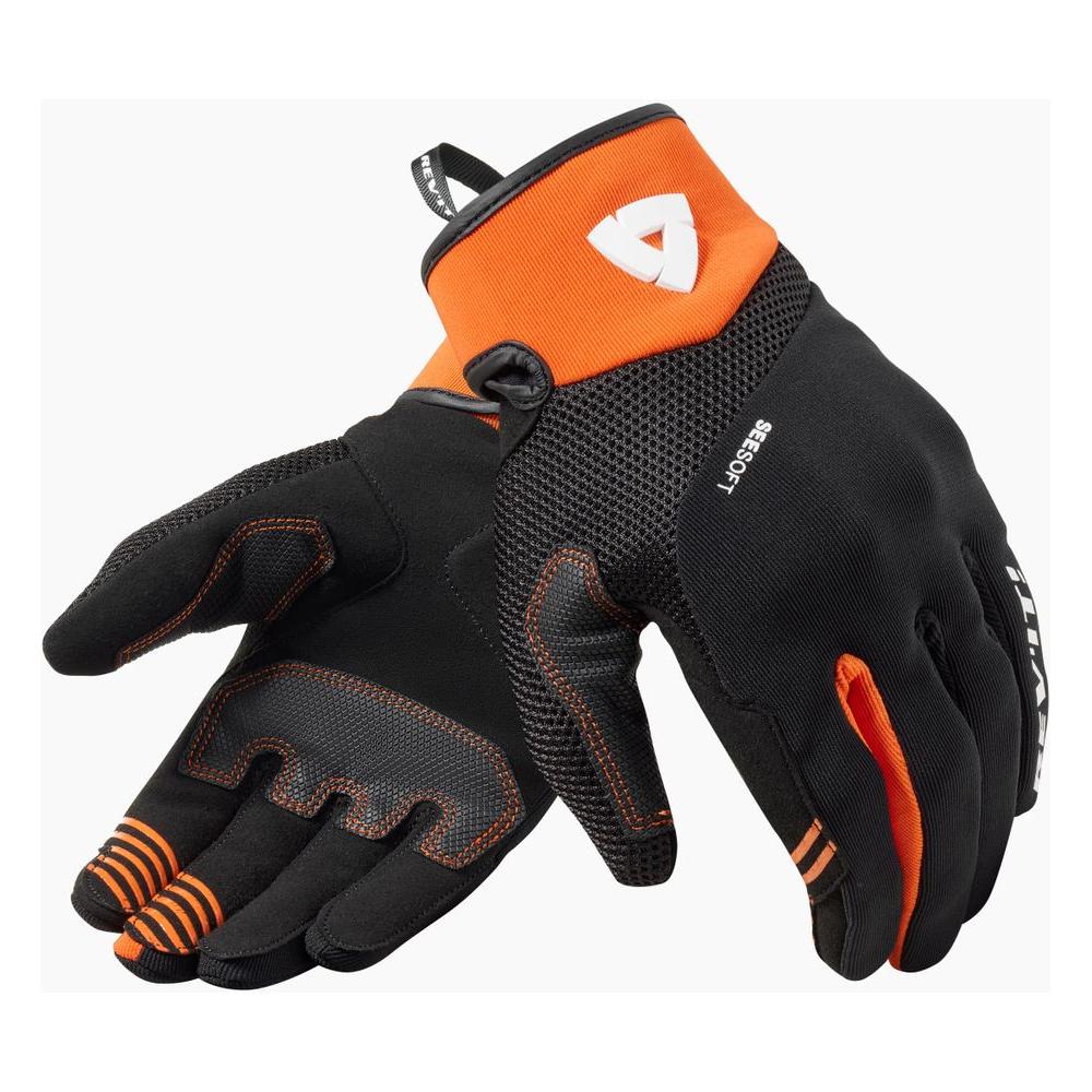 Revit Endo Mesh Textile Gloves Black / Orange